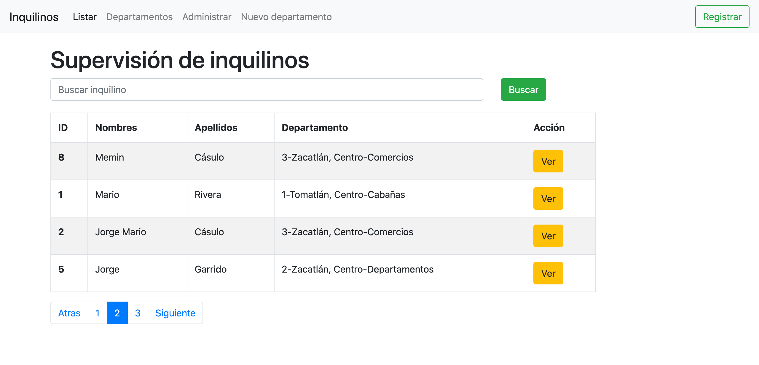 Inquilinos