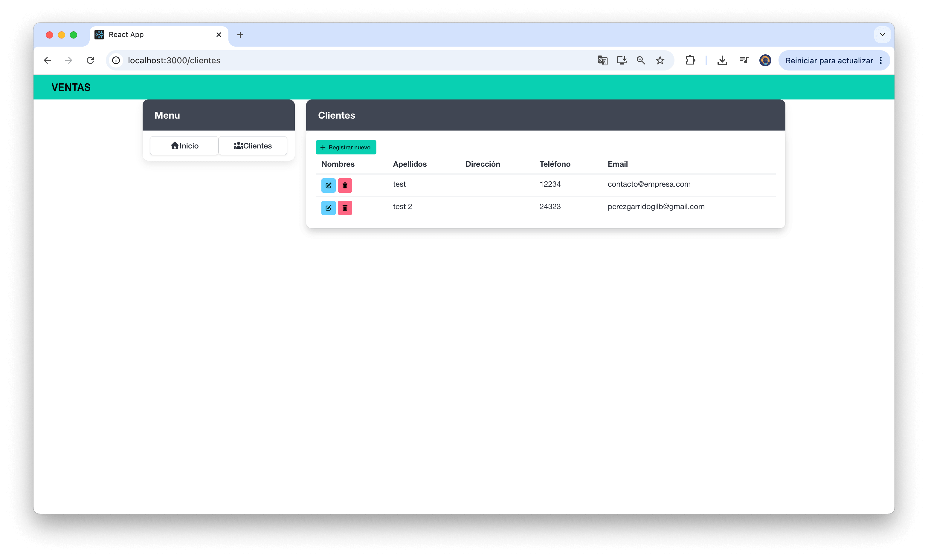 React Spring Boot