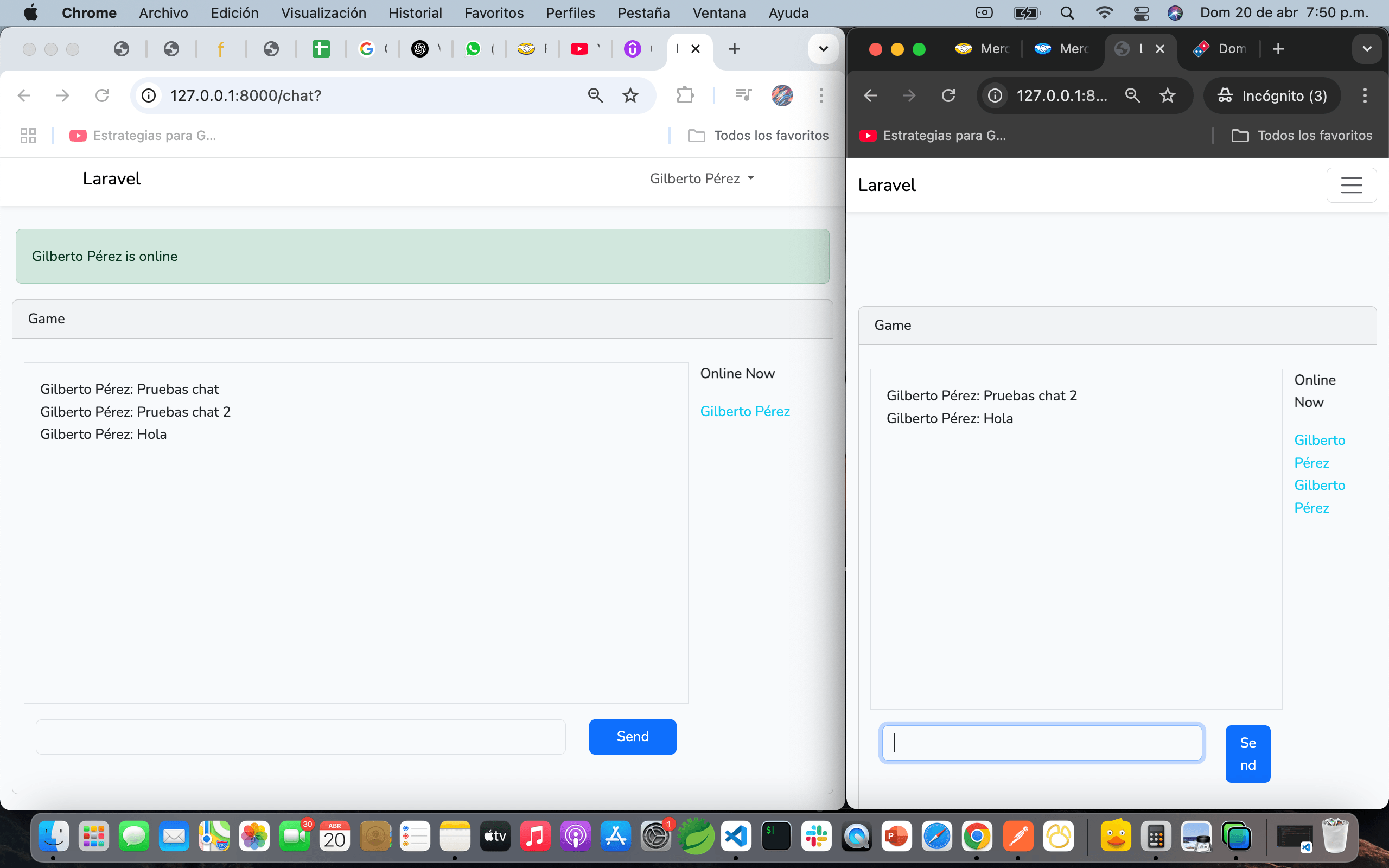 Chat Websockets